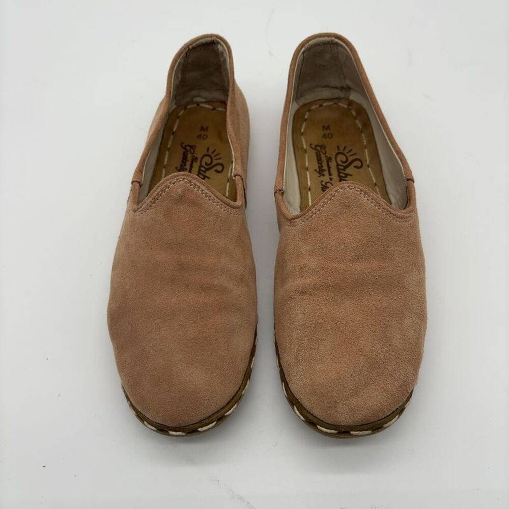 Sabah Suede Slip-On Sandals